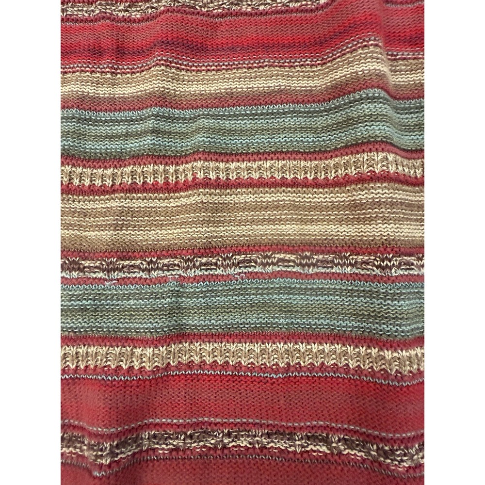 Lauren Ralph Lauren Linen Blend Striped Sleeveless Pullover Sweater Womens 2X - Picture 8 of 9
